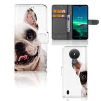 Nokia 1.4 | Telefoonhoesje | Met pasjeshouder | Franse Bulldog