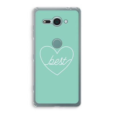 Best heart pastel: Sony Xperia XZ2 Compact Transparant Hoesje