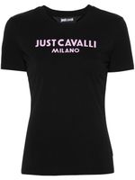 Just Cavalli t-shirt en coton à logo imprimé - Noir - thumbnail