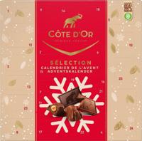 Côte d&apos;Or chocolade adventskalender, doos van 235 g