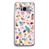 Terrazzo Memphis Pink: Samsung Galaxy S8 Plus Transparant Hoesje