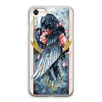 Golden Raven: iPhone 8 Transparant Hoesje