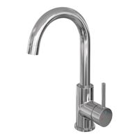 BRAUER Stripe Hoge Opbouw Wastafelmengkraan - draaibare ronde uitloop - model A - chroom 5-CE-003-R5