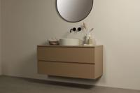 Badezimmermöbel Beige Iva 120 cm