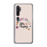 Happy days: Xiaomi Mi Note 10 Transparant Hoesje