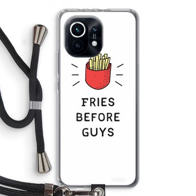 Fries before guys: Xiaomi Mi 11 Transparant Hoesje met koord