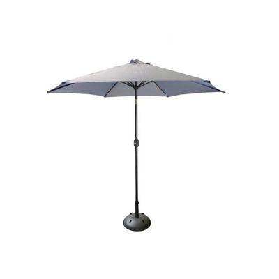 Gardington Parasol – Kantelbaar – Aluminium – Licht Grijs - 270 Cm Gardington Parasol – Kantelbaar – Aluminium – Licht Grijs - 270 Cm