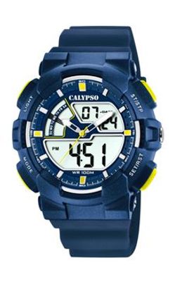 Horlogeband Calypso K5771-3 Rubber Blauw