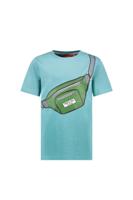 Tygo & Vito Jongens t-shirt - Toby - Aqua blauw - thumbnail