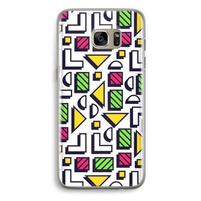 8-bit N°4: Samsung Galaxy S7 Edge Transparant Hoesje