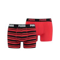 Puma Boxershorts Stripe 2-pack Red NOS - thumbnail