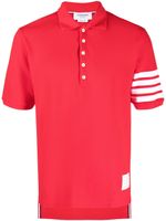 Thom Browne polo à 4 bandes signature - Rouge - thumbnail