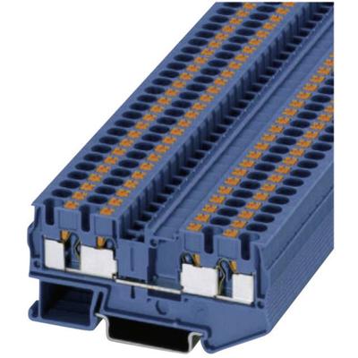 Phoenix Contact 3211802 Doorgangsklem 6.2 mm Snelaansluiting Blauw 1 stuk(s) Piece