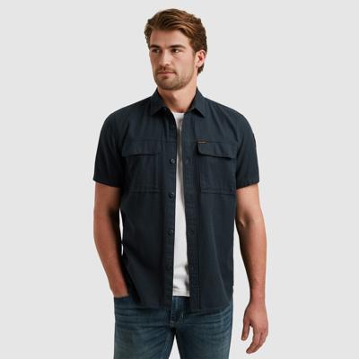 Pme Legend Short Sleeve Shirt Slub Cotton Overhemd 5281 - Salute
