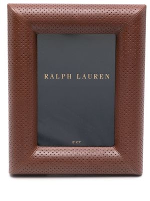 Ralph Lauren Home cadre photo Durham en cuir - Marron