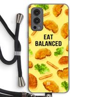 Eat Balanced: OnePlus Nord 2 5G Transparant Hoesje met koord