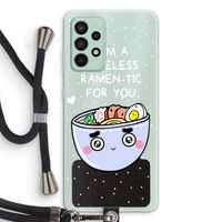 I'm A Hopeless Ramen-Tic For You: Samsung Galaxy A52s 5G Transparant Hoesje met koord