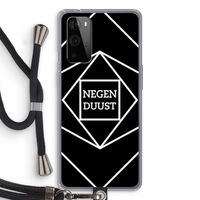 Negenduust geometrisch: OnePlus 9 Pro Transparant Hoesje met koord