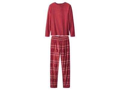 esmara Fleece dames pyjama (Rood, L (44/46))