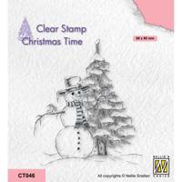 Nellie's Choice • christmas time clear stempels snowman