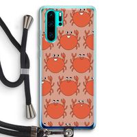 Krab: Huawei P30 Pro Transparant Hoesje met koord