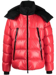 Moncler doudoune à capuche - Rouge