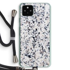 Gespikkelde marmer: Pixel 5a 5G Transparant Hoesje met koord