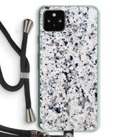 Gespikkelde marmer: Pixel 5a 5G Transparant Hoesje met koord