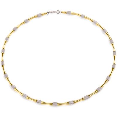 Boccia 08045-02 Ketting Titanium goud- en zilverkleurig 48 cm