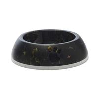 SAVIC VOERBAK DELICE 3 MARBLE ZWART / GOUD