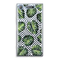 Geometrische jungle: Sony Xperia XZ1 Transparant Hoesje