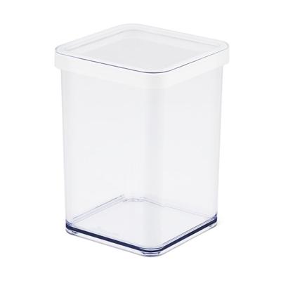 Rotho LOFT Bewaardoos 10x10x14.2 cm 1L Wit/Transparant