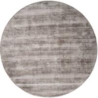 Veer Carpets - Vloerkleed Cos - Viscose Taupe Rond ø150 cm