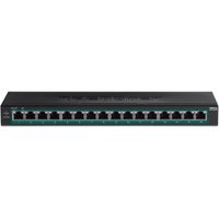 Trendnet TPE-TG160H netwerk-switch Managed Gigabit Ethernet (10/100/1000) Power over Ethernet (PoE) 1U Zwart - thumbnail