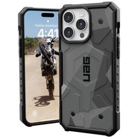 Urban Armor Gear Pathfinder SE MagSafe Backcover Apple iPhone 15 Pro Max Camouflage grijs MagSafe compatible - thumbnail