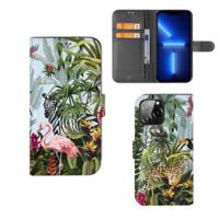 Telefoonhoesje | Met pasjeshouder | voor iPhone 13 Pro Max Jungle