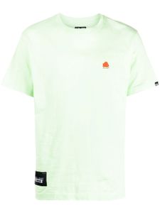 izzue t-shirt à patch logo - Vert