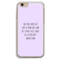 Gek: iPhone 6 Plus / 6S Plus Transparant Hoesje