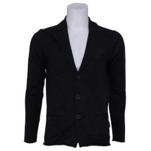 CLIFF CARDI - Guess - Truien en vesten - Zwart