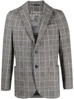 Circolo 1901 blazer à carreaux imprimés - Gris