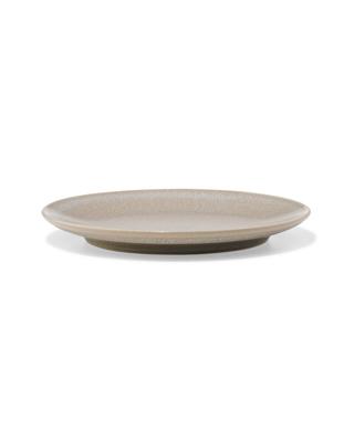 HEMA Taartbord Ø16cm Monaco Reactief Glazuur Lichtbruin (lichtbruin)