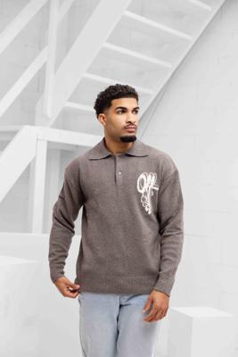Off The Pitch Boucle Grip Sweater Heren Grijs - Maat S - Kleur: Grijs | Soccerfanshop