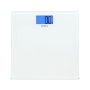Brabantia personenweegschaal op batterijen white