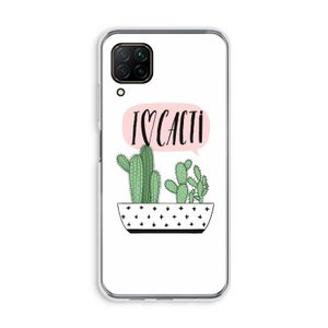 I love cacti: Huawei P40 Lite Transparant Hoesje