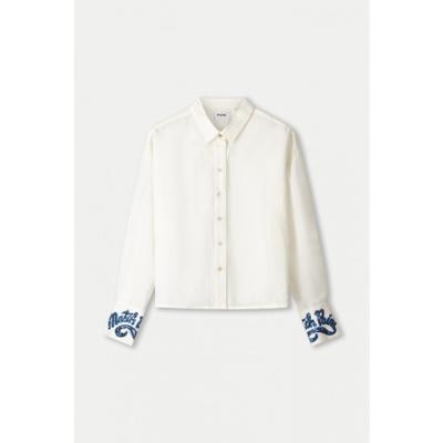 Pom Amsterdam - Wit | Dames | Blouse | Wit | 36 | regular | Kamst mode