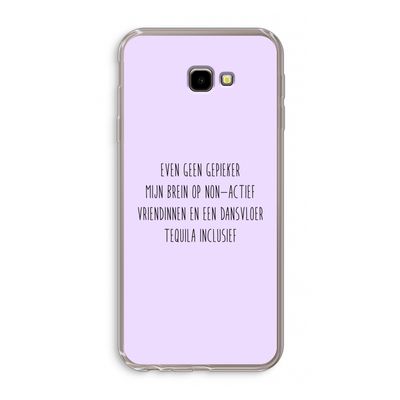 Tequila: Samsung Galaxy J4 Plus Transparant Hoesje