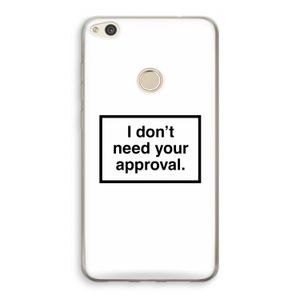 Don't need approval: Huawei Ascend P8 Lite (2017) Transparant Hoesje
