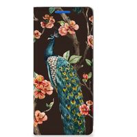 OPPO Reno 6 Pro Plus 5G Hoesje maken Pauw met Bloemen