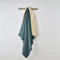 De Witte Lietaer Teddy Laya plaid petrol 150x200cm