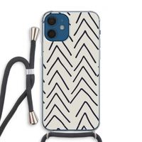 Marrakech Arrows: iPhone 12 Transparant Hoesje met koord